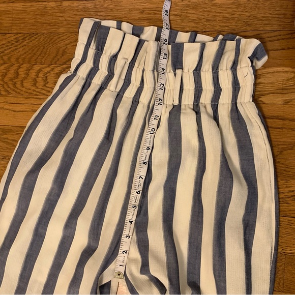 NWT striped high-rise cotton pants size S - Picture 8 of 15